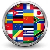 international flags button